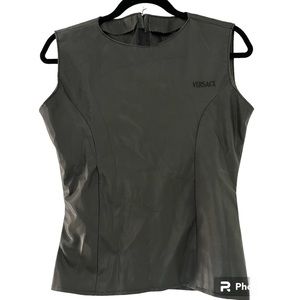 Versace Classic V2 Black Men’s Vintage Sleeveless Shirt Size Medium